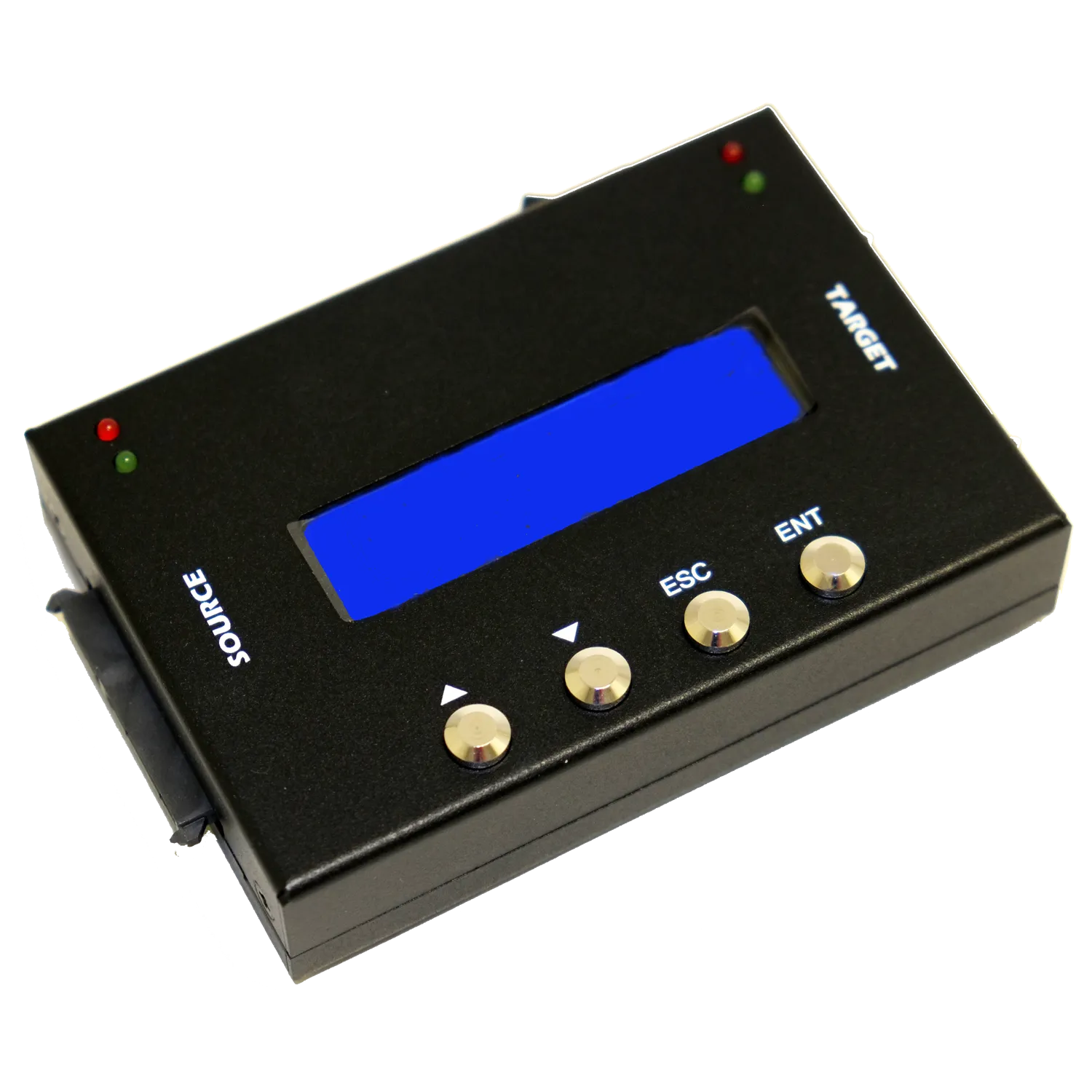 1 to 1 SATA Hard Drive Duplicator - 3.5" & 2.5" HDD Cloner (up to 150MB/s) & SSD Storage Copier with DoD Compliant Data Eraser (DM-HS0-2H1B)