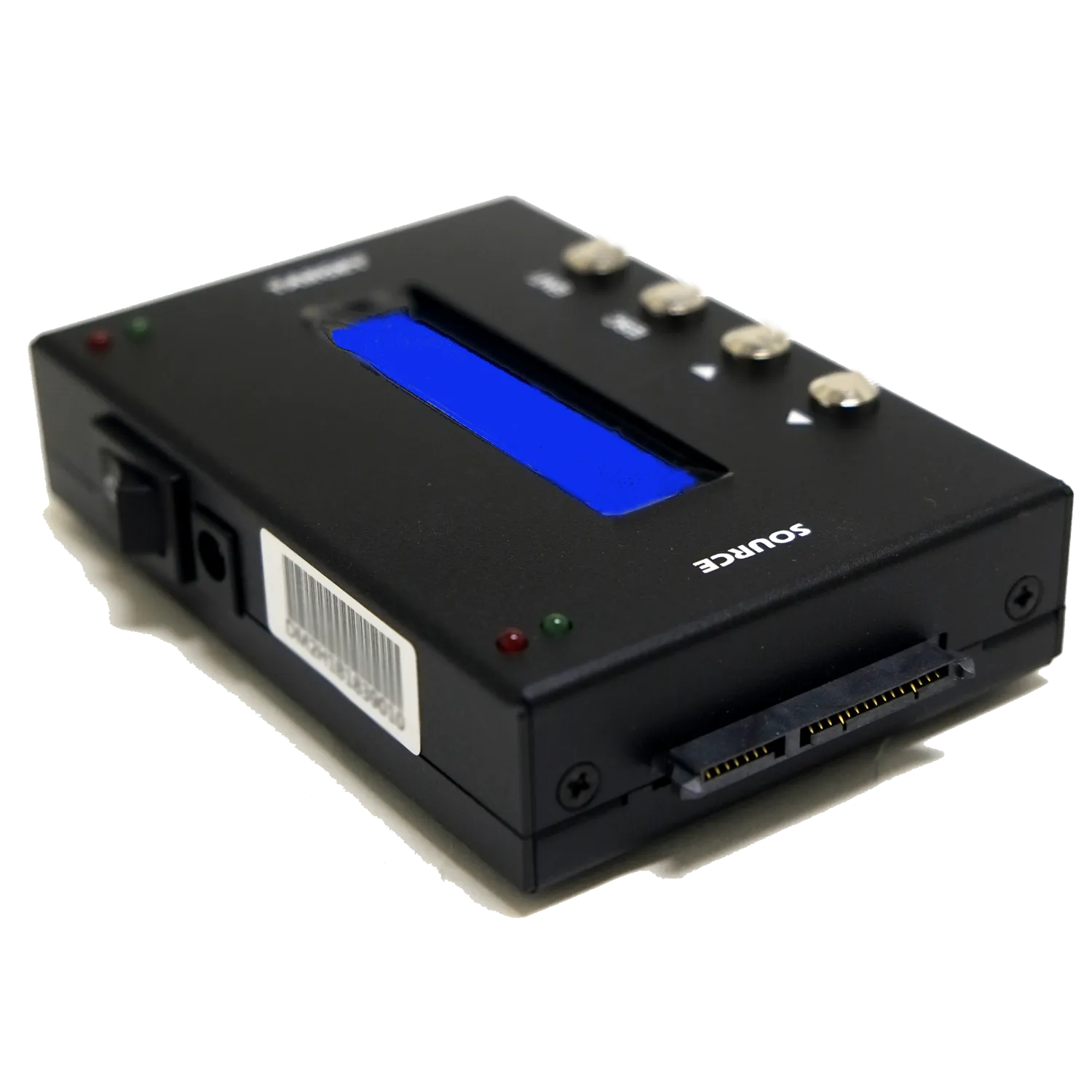 1 to 1 SATA Hard Drive Duplicator - 3.5" & 2.5" HDD Cloner (up to 150MB/s) & SSD Storage Copier with DoD Compliant Data Eraser (DM-HS0-2H1B)