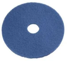 14" Blue Medium Duty Floor Scrubbing Pads - Case of 5