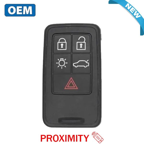 2008-2018 Volvo S60 / V60 / XC60 / 5-Button Smart Key / PN: 30659550 / KR55WK49266 / Keyless Drive / 434MHz (OEM)