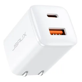 20W 2-Port USB-C Charger