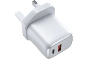 20W PD3.0 USB   Type-C Fast Charger UK White