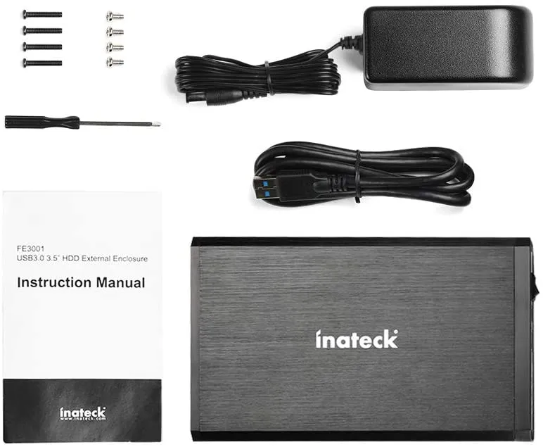 3.5" Hard Drive Enclosure with USB 3.0 Port, FE3001