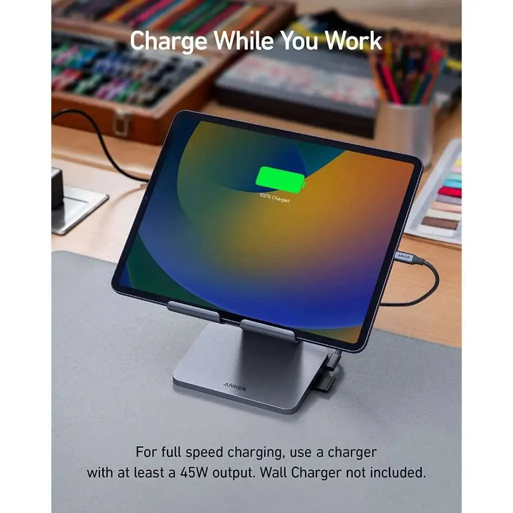 551 USB-C Hub (8-in-1, Foldable Tablet Stand) Adapter A8387