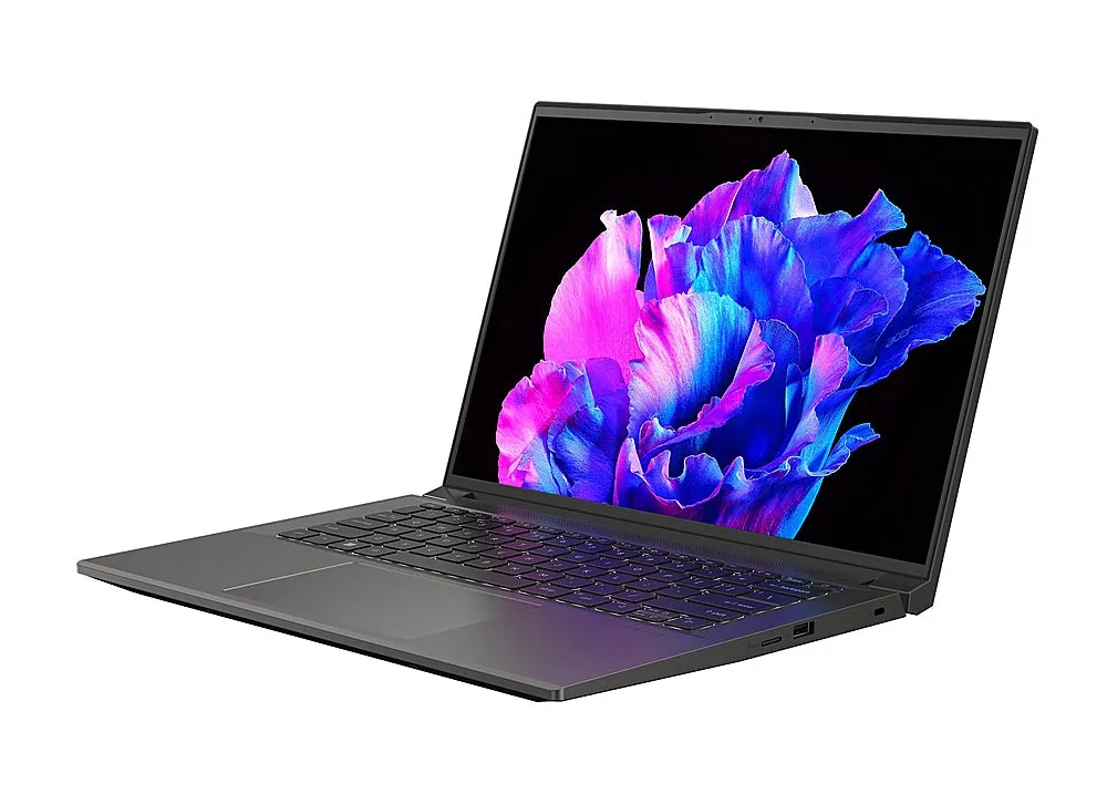 Acer - Swift X 14” OLED 2880 x 1800 120Hz HDR500 Laptop – Intel i7-13700H – GeForce RTX 4050 - 16GB LPDDR5 – 1TB Gen4 SSD - Steel Gray