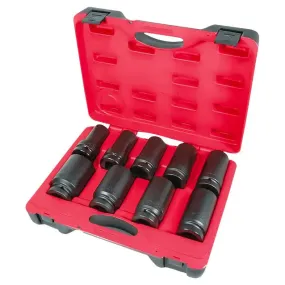 AFF 1" Dr. Metric Deep Impact Socket Set, 6 Pnt, 9 Pcs - 55900 [Clearance]