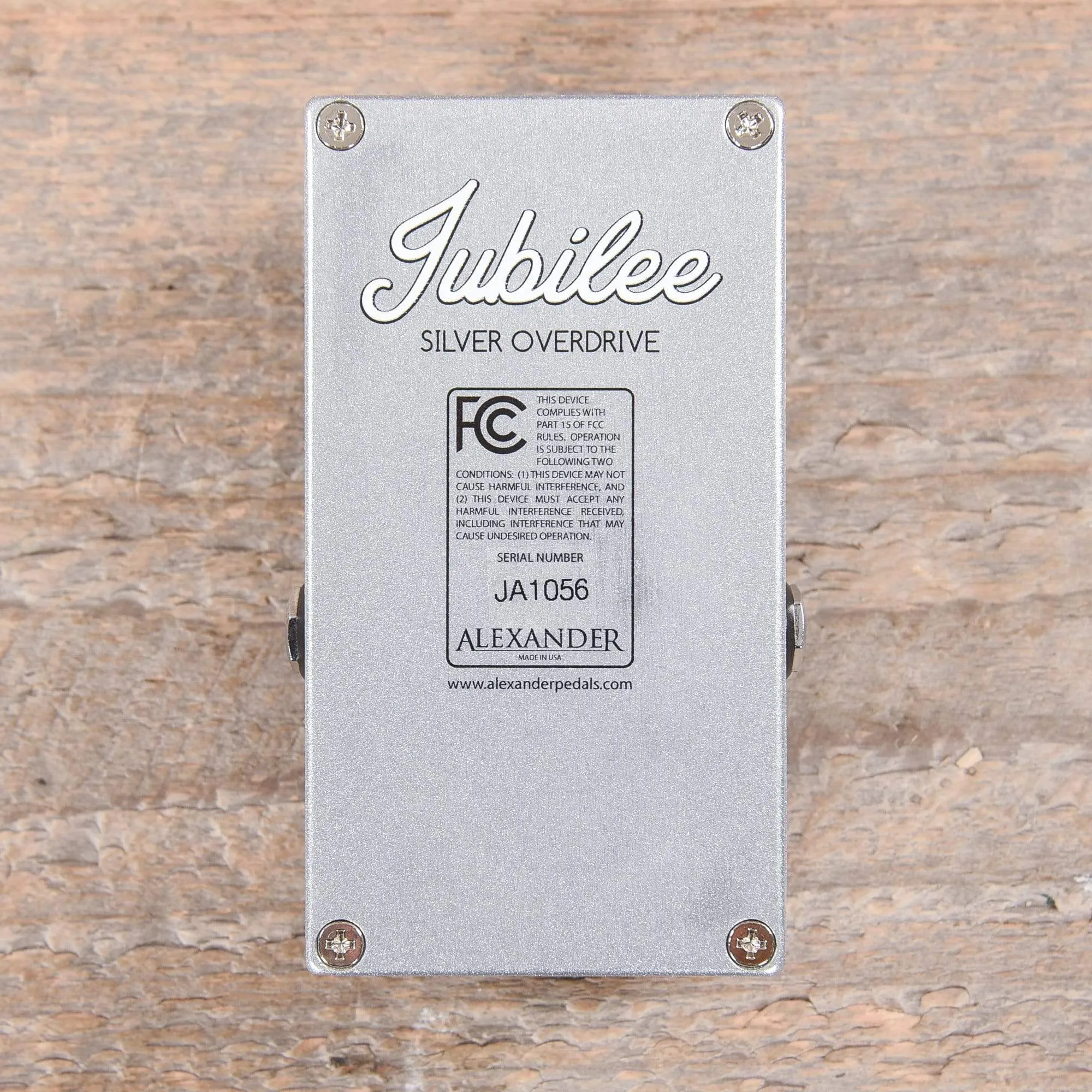 Alexander Pedals Jubilee Silver Overdrive