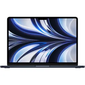 Apple MacBook Air (2022) laptop with M2 chip: 13.6-inch Liquid Retina display, 8GB RAM, 256GB SSD, Midnight