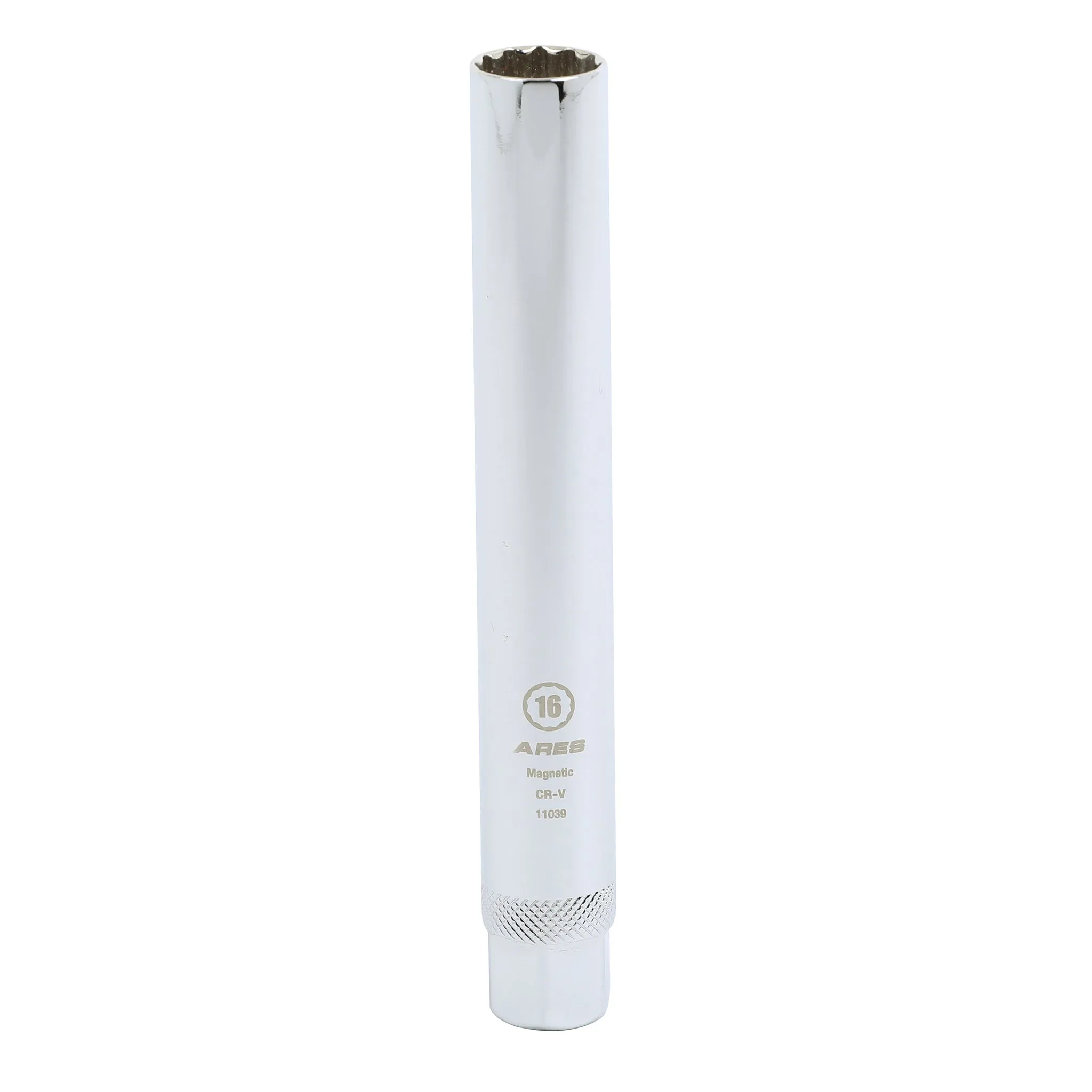 ARES 11039 - Extra Deep 16mm Thin Wall Magnetic Spark Plug Socket