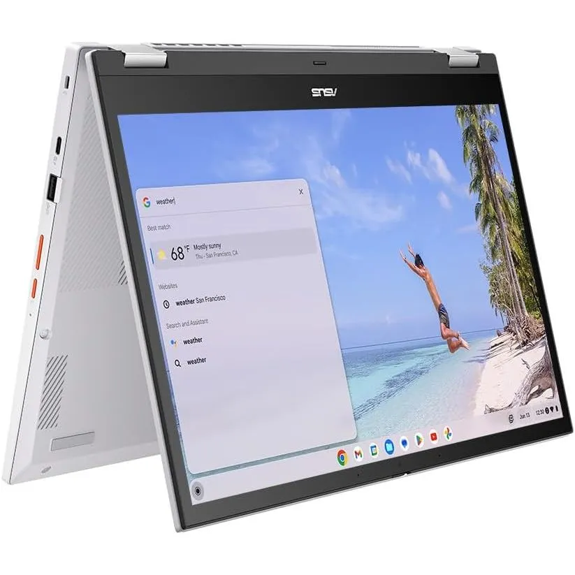 ASUS Chromebook Flip 14 CX3401FBA 14.0" Full HD 144Hz Touchscreen Laptop (Intel i3-1215U, 8GB RAM, 512GB PCIe SSD, Backlit UK Keyboard, Google Chrome OS) Includes ASUS Stylus Pen
