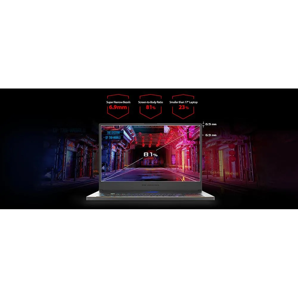 ASUS - GAMING NOTEBOOK ASUS ROG ZEPHYRUS S17 I7-10875H 2.3G 32GB 1TB SSD 17.3IN W10P