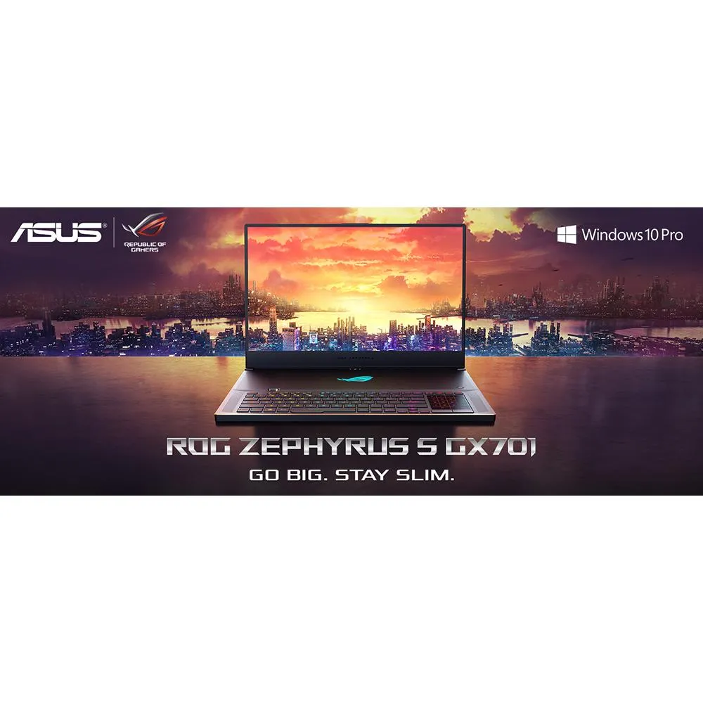 ASUS - GAMING NOTEBOOK ASUS ROG ZEPHYRUS S17 I7-10875H 2.3G 32GB 1TB SSD 17.3IN W10P