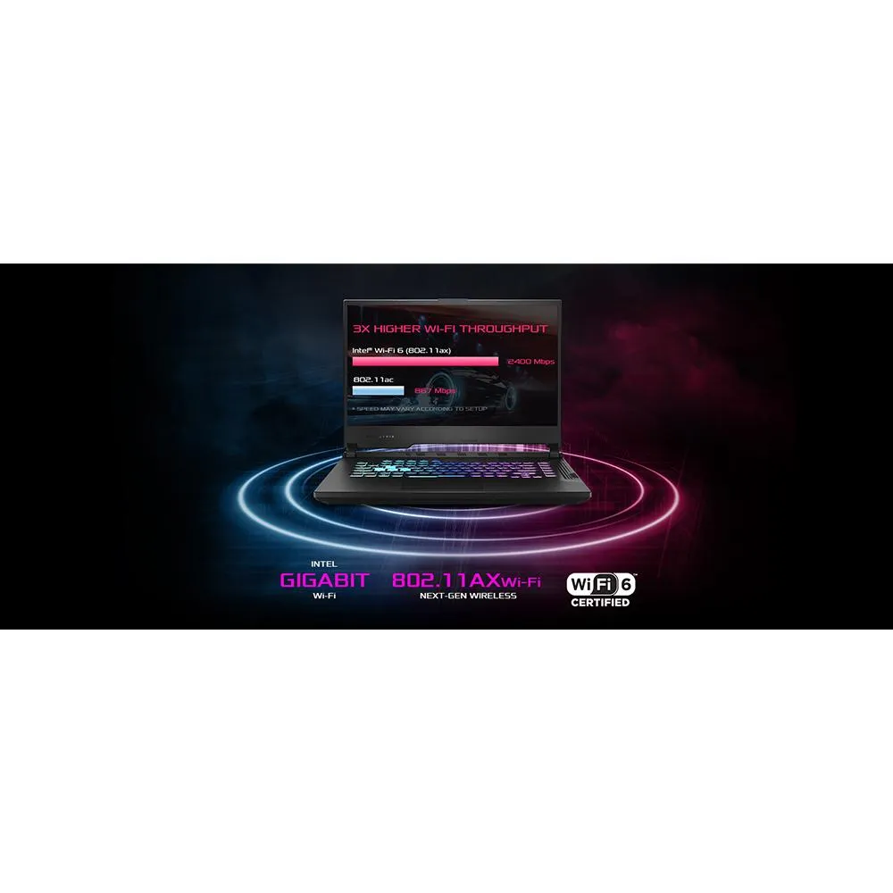 ASUS - GAMING NOTEBOOK ROG STRIX G15 I7-10750H 2.6G 16GB 512GB SSD 15.6IN W10H