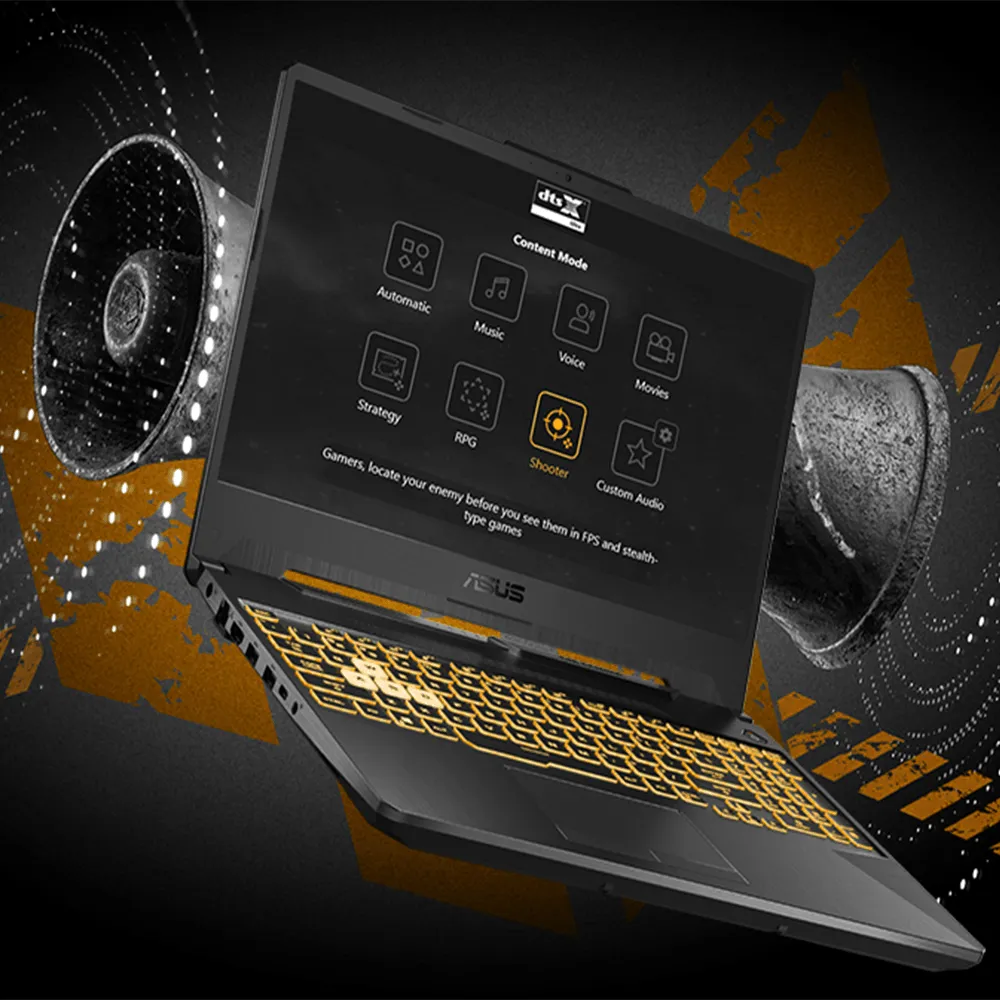 Asus TUF F15 FX506HC-HN005W Laptop (Intel Core i5-11400H - 8GB Ram - M.2 NVMe 512GB - Nvidia RTX 3050 4GB - 15.6 Inch FHD - Win11) - Graphite Black