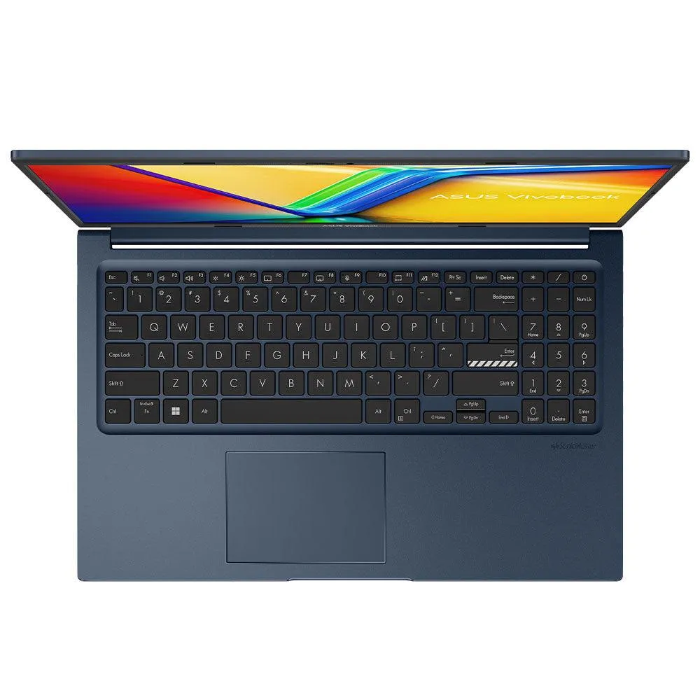 Asus VivoBook 15 X1504VA-NJ005W Laptop (Intel Core i5-1335U - 8GB Ram - M.2 NVMe 512GB - Intel UHD Graphics - 15.6 Inch FHD 60Hz - Win11) - Quite Blue