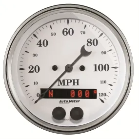 AutoMeter Old Tyme White Series GPS Enabled Speedometers 1649