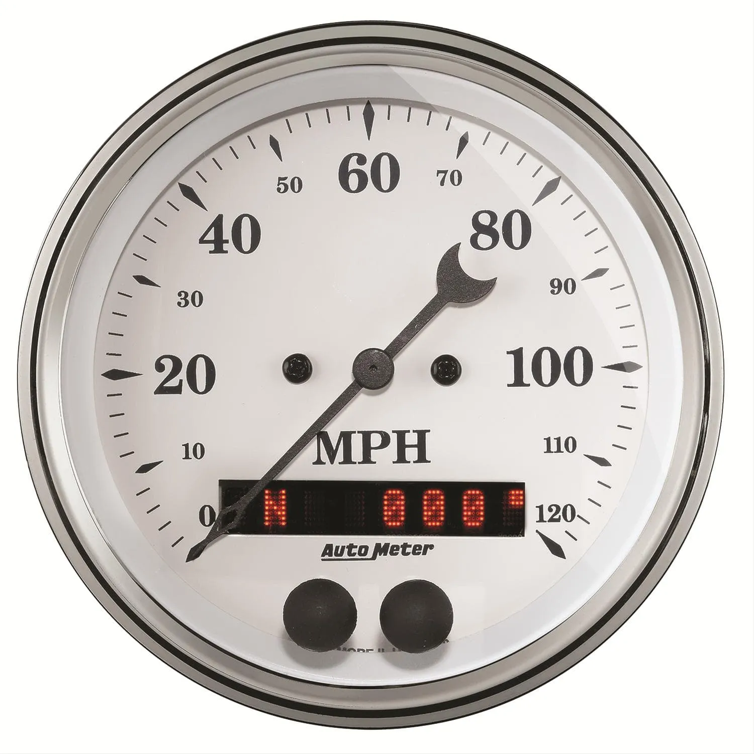 AutoMeter Old Tyme White Series GPS Enabled Speedometers 1649