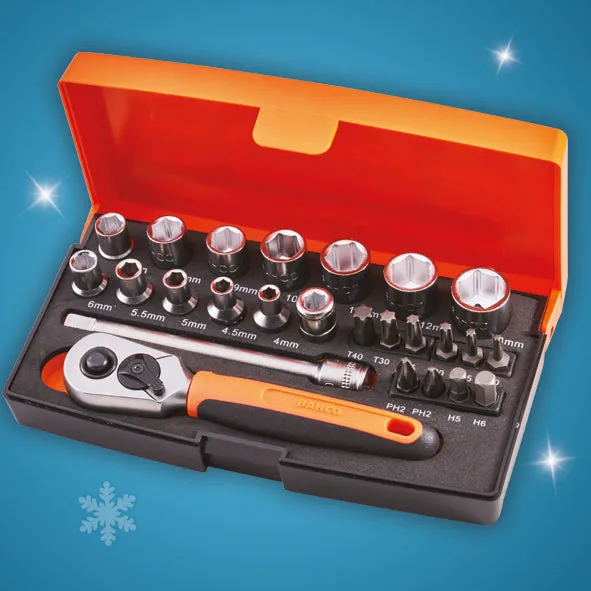 BAHCO 1/4" Drive Socket Set XMS24SS14