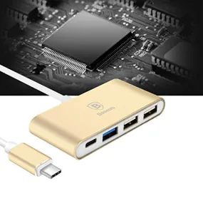 Baseus USB C Type/Type-C 3 HUB/Multi Hub USB-C Multi-function Adapter USB 3.1