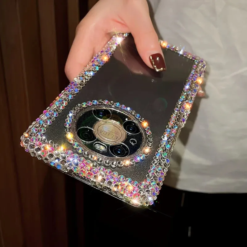 Beautiful Luxury Crystal Rhinestone Clear Phone Case Cover for Samsung Galaxy