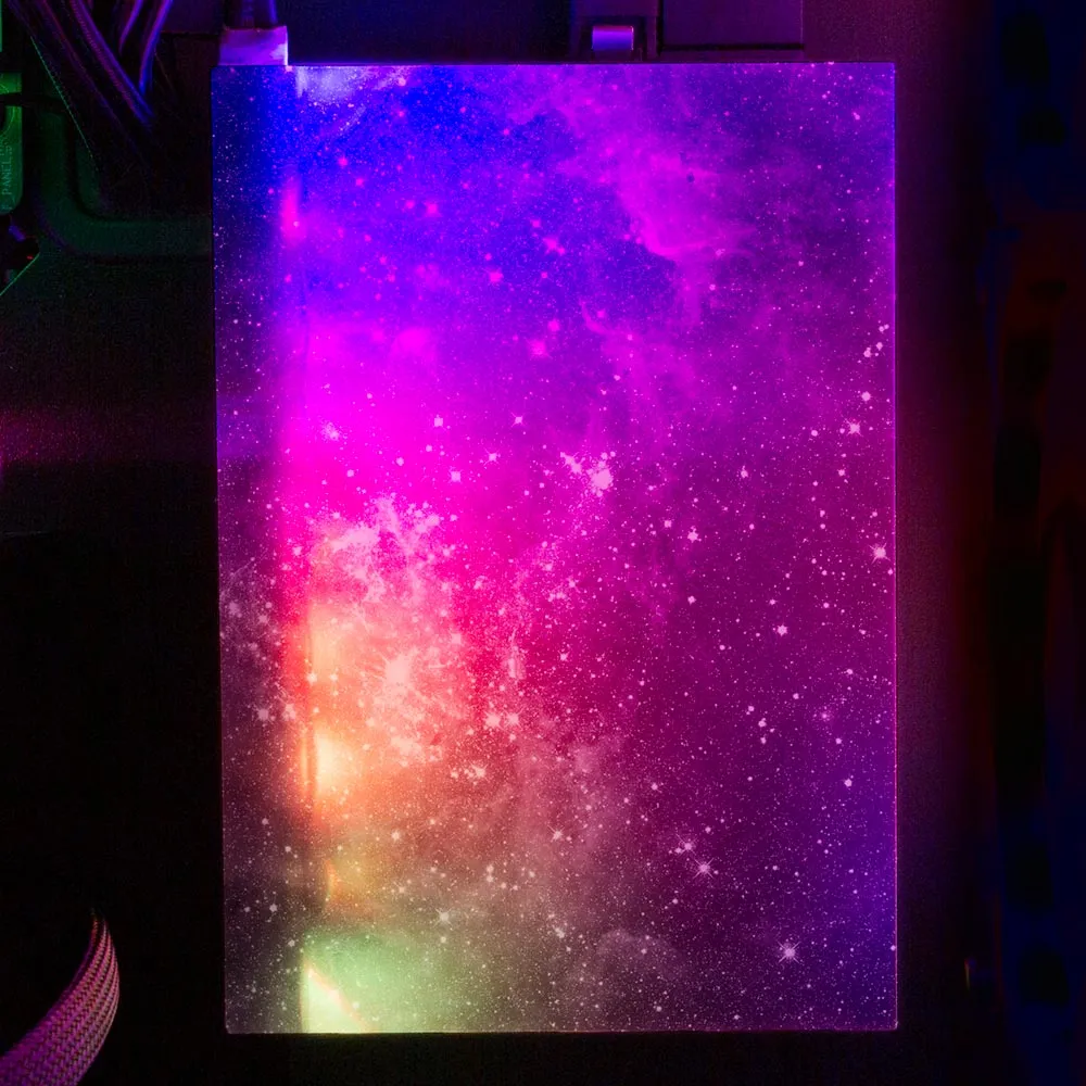 Black Space RGB HDD Cover Vertical