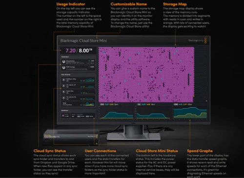 Blackmagic Cloud Store Mini with 8TB and 16TB SSD