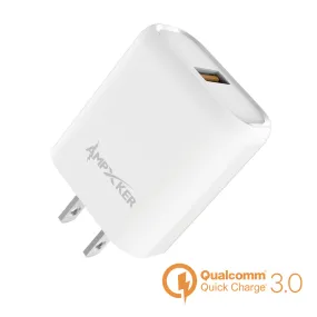 Charger Power Adapter #172 = QC 3.0 Combo (Wall Adapter Single Port   Single HQ Cable) TPE 1.5M / 5 FTFor USB to Type C
