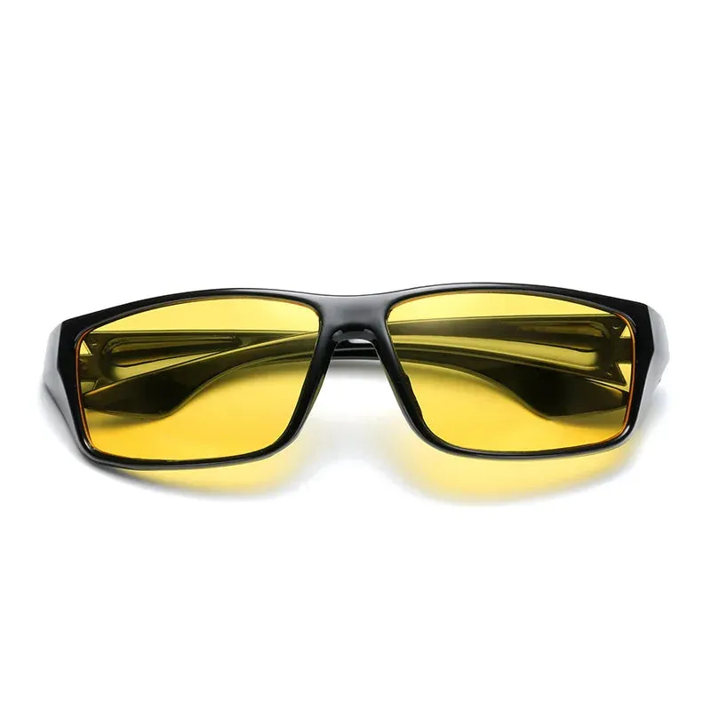 Classic Night Vision Glasses Men Anti-Glare Yellow Lens Sunglasses Women Night Driving Glasses UV400 2024 New In