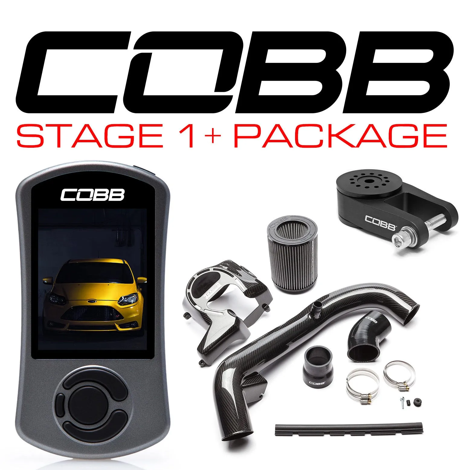 COBB FOR001FO1PCF FORD Stage 1   Carbon Fiber Power Package Focus ST 2013-2017