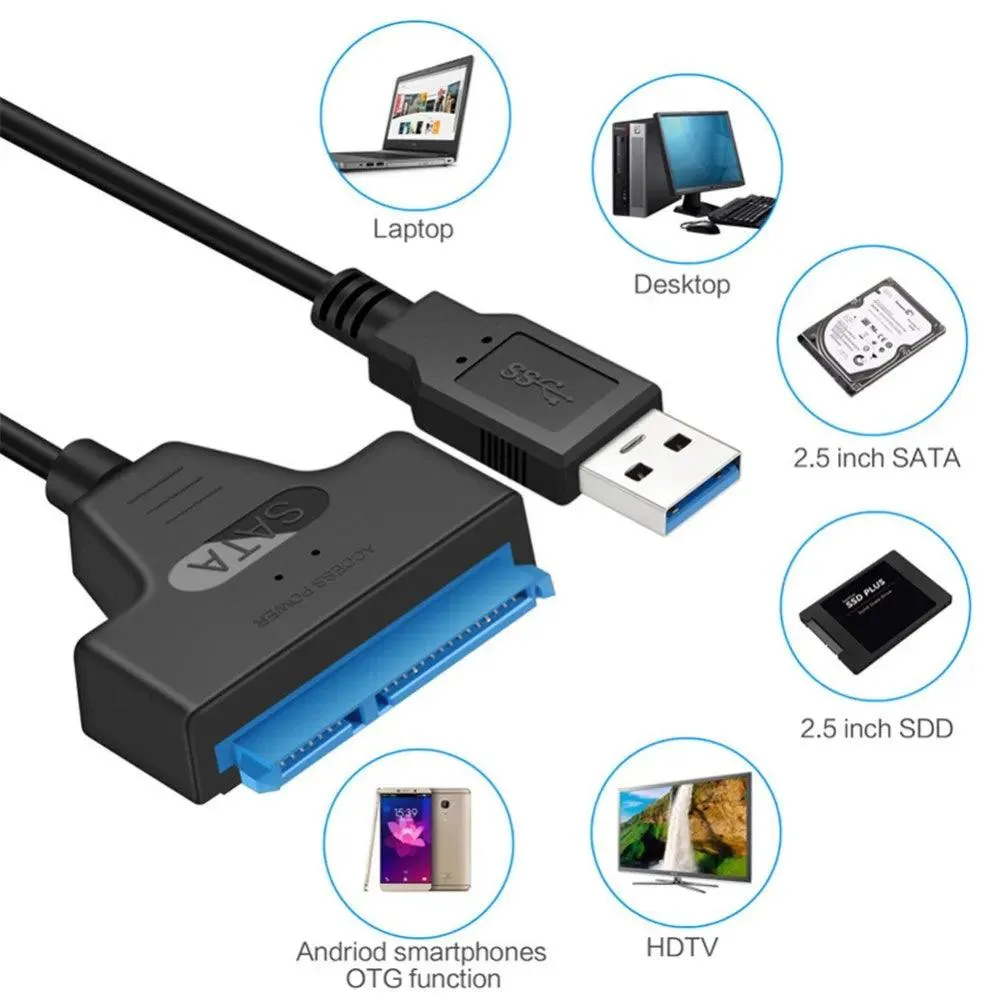 Congdi SATA to USB Adapter: High-Speed Data Transfer Solution