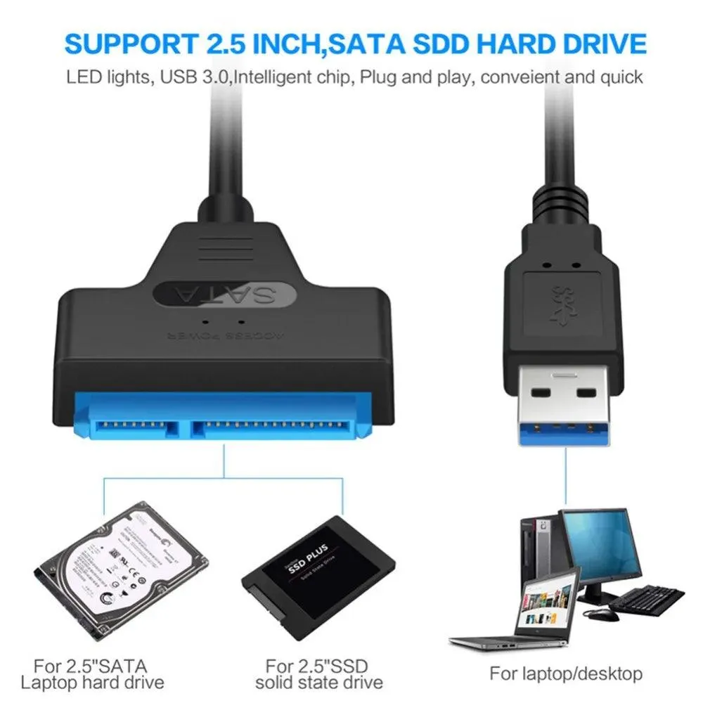 Congdi SATA to USB Adapter: High-Speed Data Transfer Solution