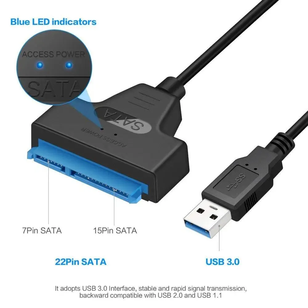 Congdi SATA to USB Adapter: High-Speed Data Transfer Solution