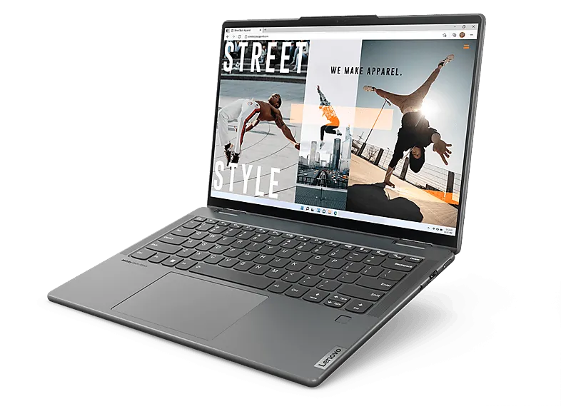 Convertible 2 en 1 - Lenovo Yoga 7 14ARB7, 14" DCI 2K, AMD Ryzen™ 7 6800U, 16GB RAM, 512GB SSD,  Radeon™ 680M Graphics, Windows 11 Home