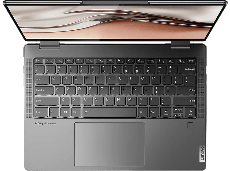 Convertible 2 en 1 - Lenovo Yoga 7 14ARB7, 14" DCI 2K, AMD Ryzen™ 7 6800U, 16GB RAM, 512GB SSD,  Radeon™ 680M Graphics, Windows 11 Home