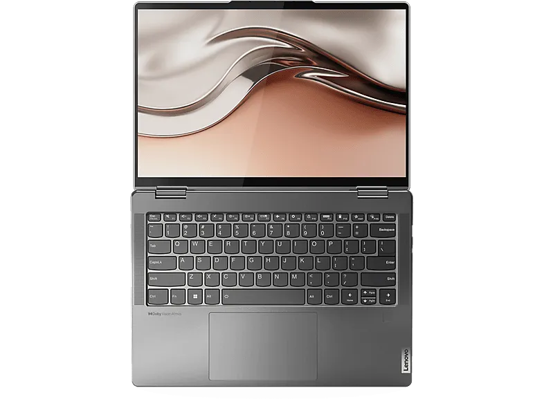 Convertible 2 en 1 - Lenovo Yoga 7 14ARB7, 14" DCI 2K, AMD Ryzen™ 7 6800U, 16GB RAM, 512GB SSD,  Radeon™ 680M Graphics, Windows 11 Home