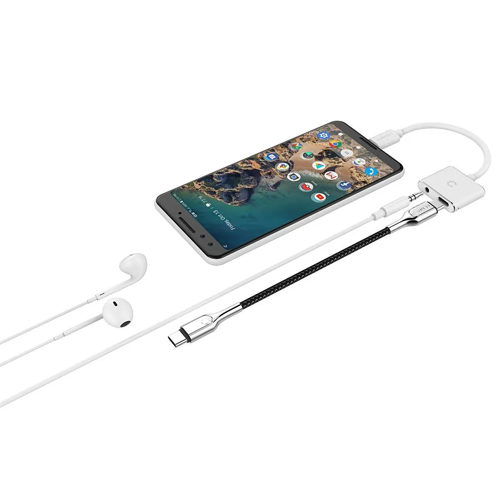 Cygnett Essential USB-C Audio   PD Charge Adapter