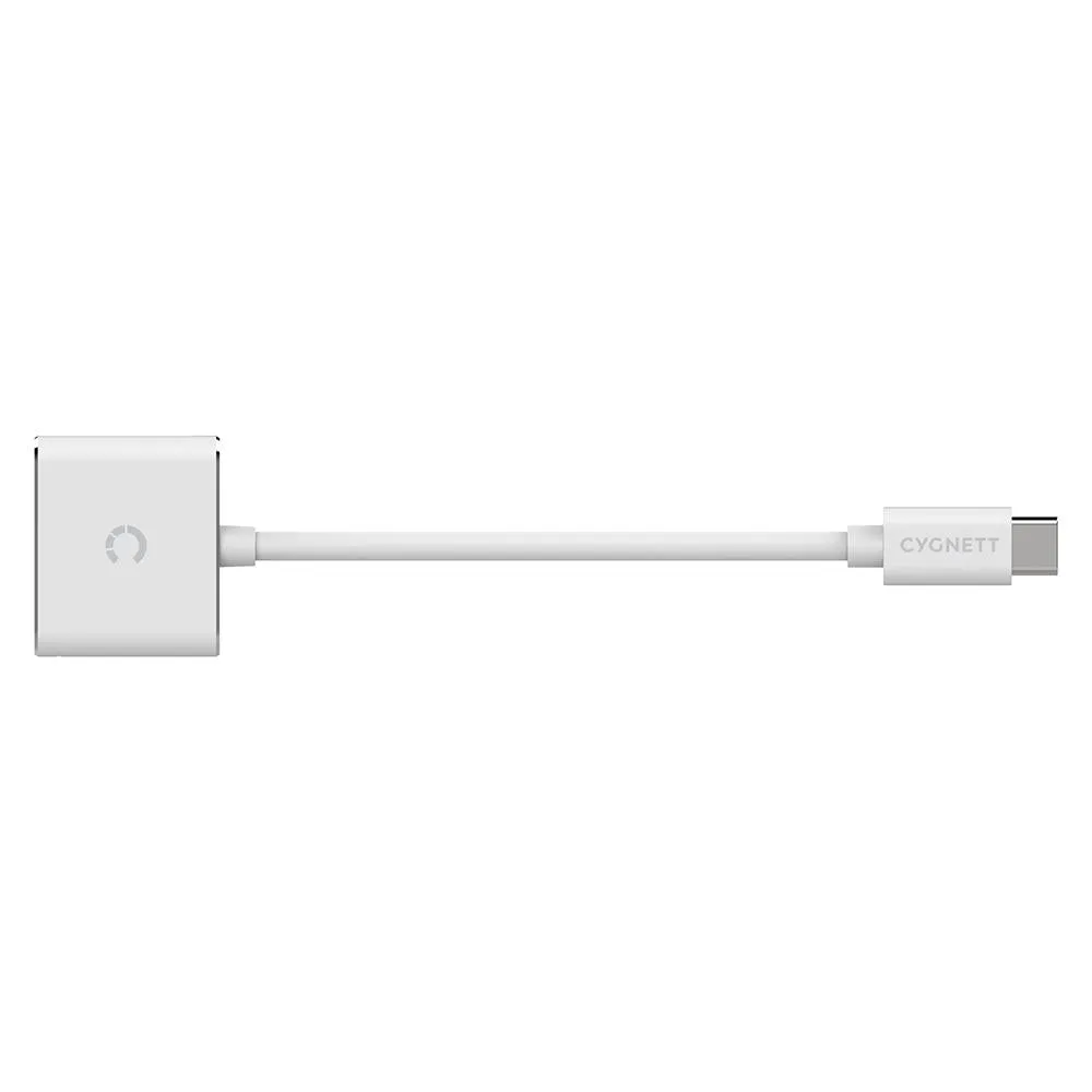 Cygnett Essential USB-C Audio   PD Charge Adapter