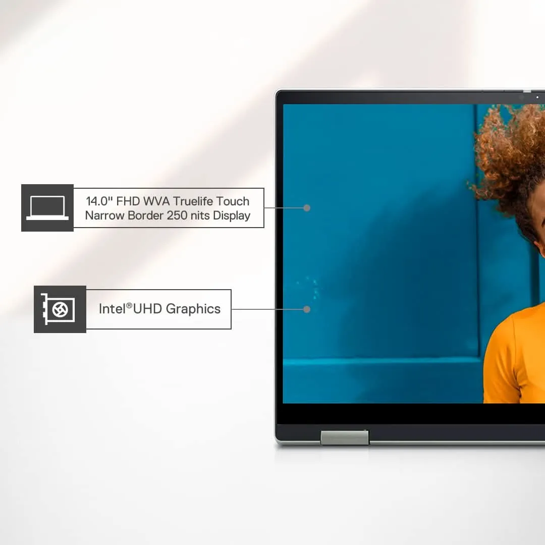 DELL INSPIRON 14-7425 [R5-5625U RYZEN/8GB DDR4/512GB SSD/WIN11 HOME MSO/14.0 INCH/INTEGRATED GRAPHICS /1 YEAR(S)/GREEN]