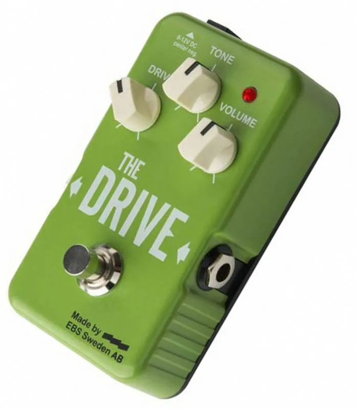 EBS The Drive Boost/Overdrive Pedal, Analog Boost/Overdrive, Tone, Drive and Volume controls
