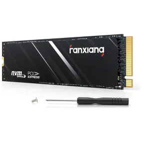 Fanxiang 2TB M.2 NVMe SSD - Up to 5000 MB/s, PCIe Gen 4 x4, 3D TLC NAND with Graphene Cooling, Internal Drive for Laptop & Desktop (SP610)