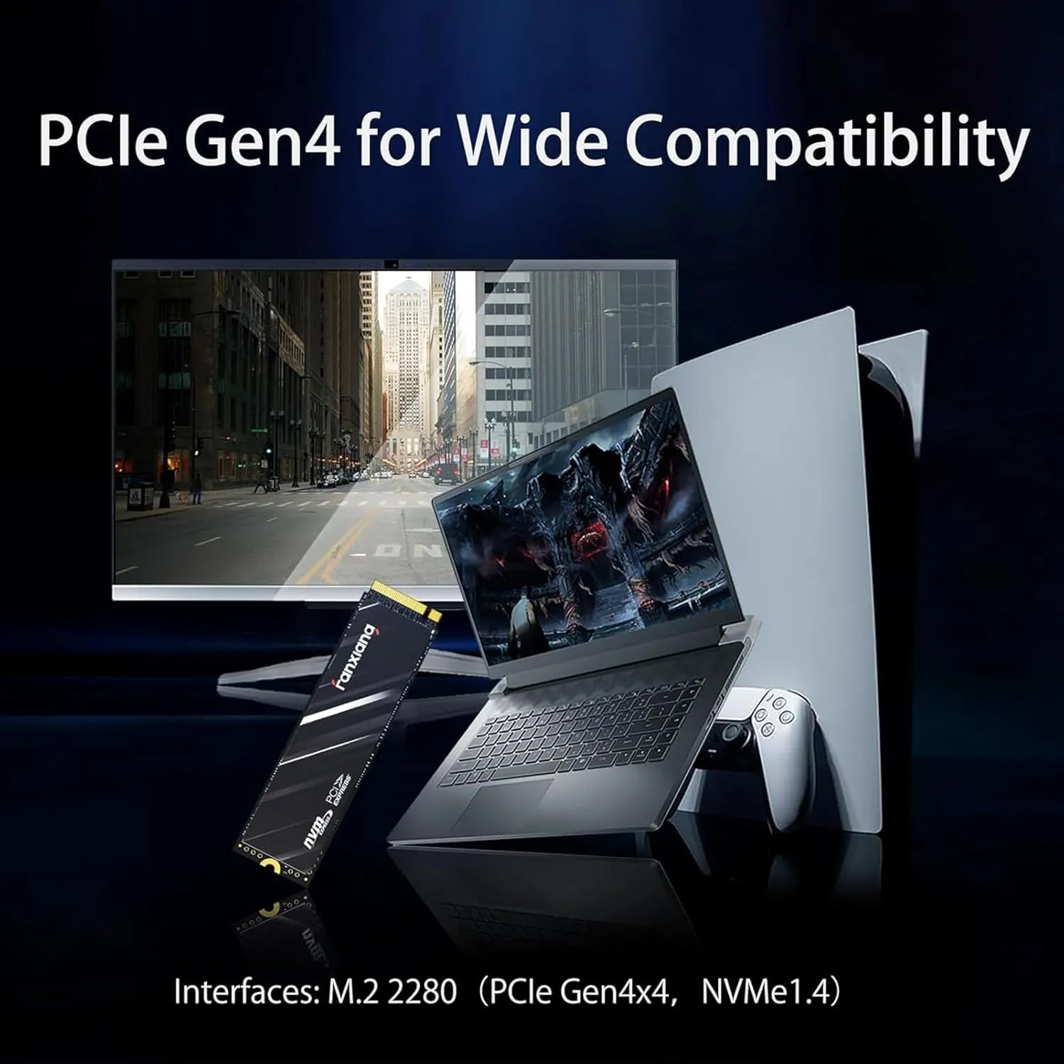 FanXiang SP610 PCIe 4.0 NVMe M.2 2280 SSD - 2TB