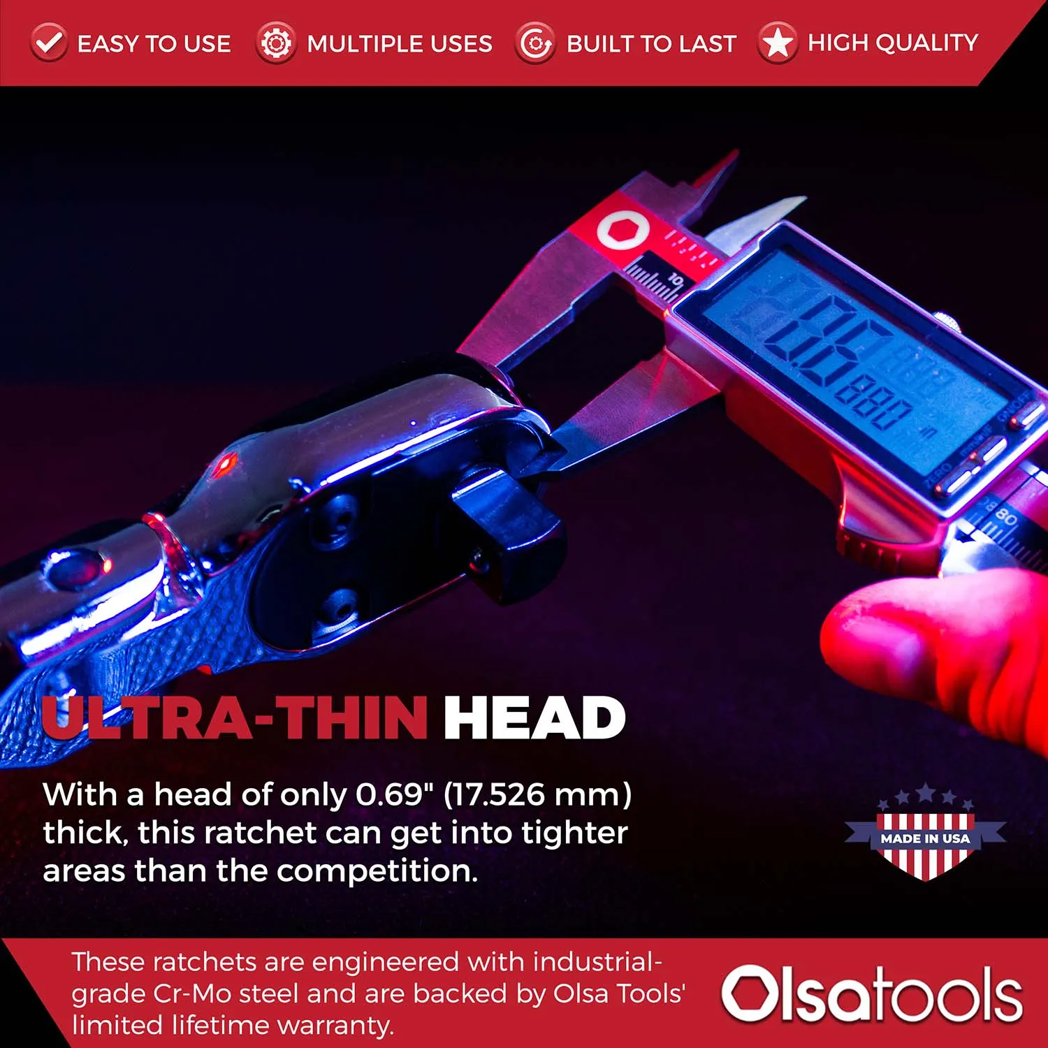 Flex Head Ratchet -  90 Tooth