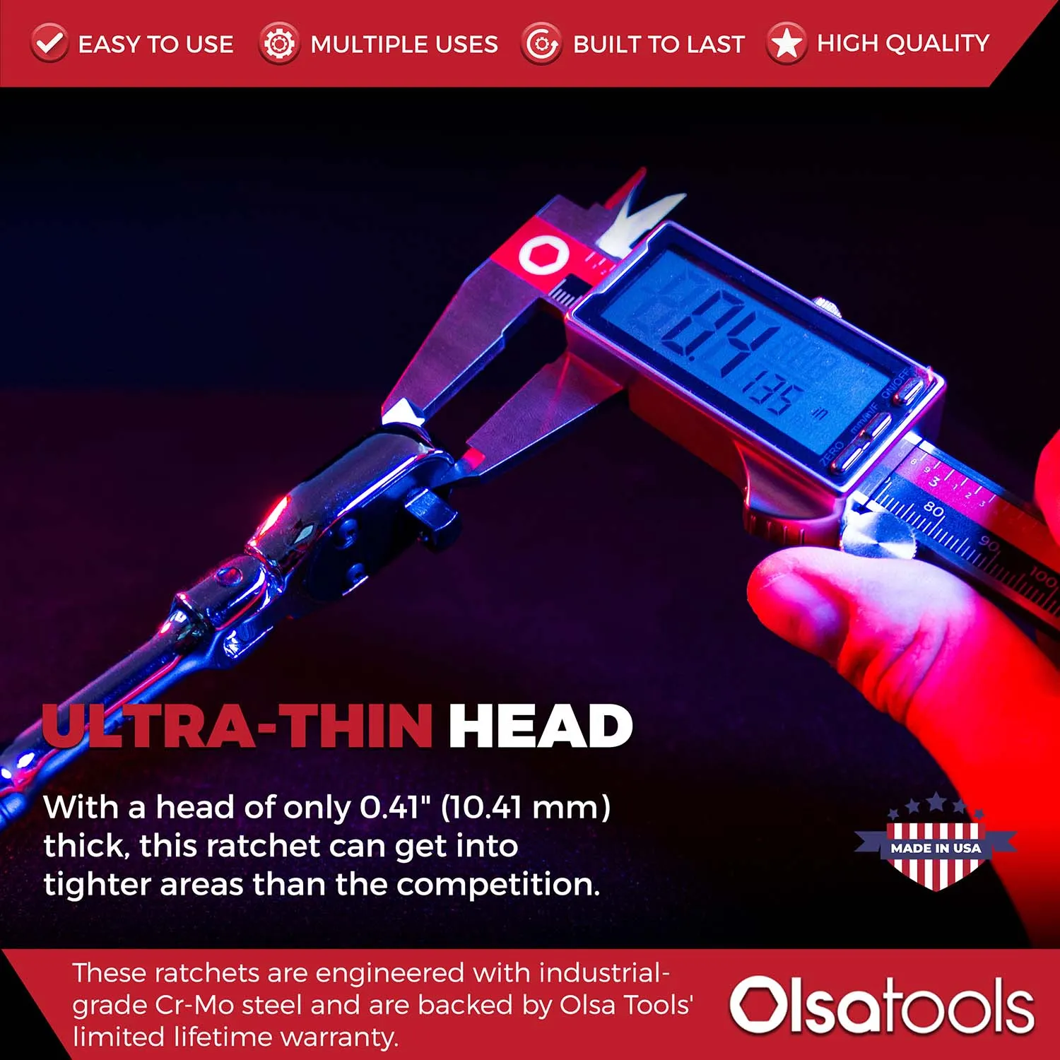 Flex Head Ratchet -  90 Tooth