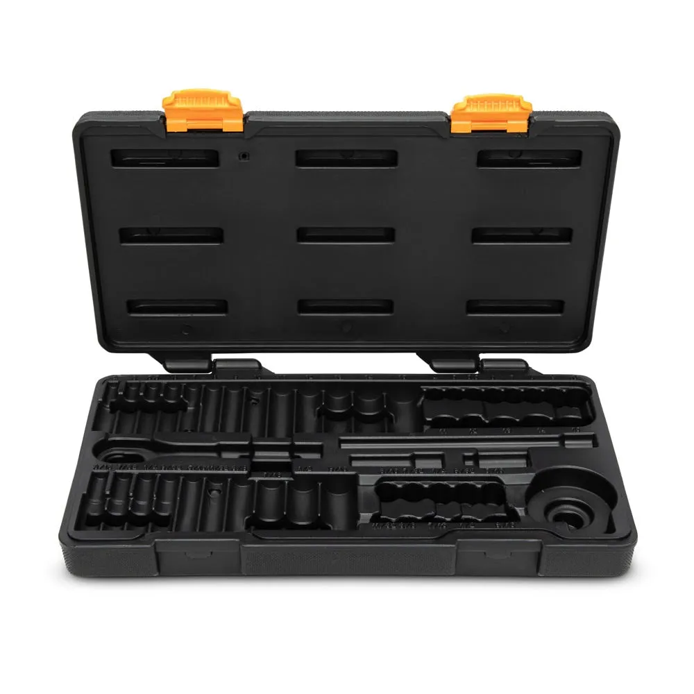 GearWrench 80300P 51 Pc. 1/4" Drive 6 Point 120XP Standard & Deep SAE/Metric Mechanics Tool Set