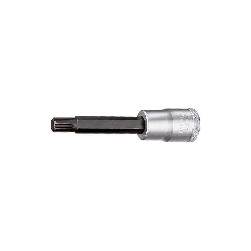 Gedore 1449591 Screwdriver Bit Socket 1/2 Inch, Drive RIBE M10