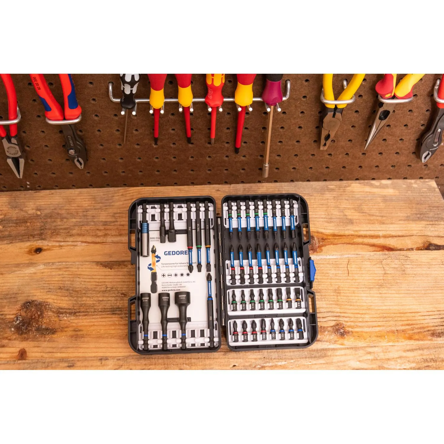 Gedore 3100316 Torsion Bit Set 42 pieces