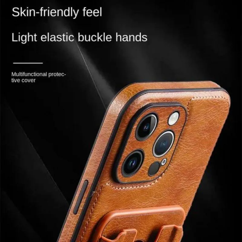HDD Fionke Stand Leather Case iPhone 12 Pro Max