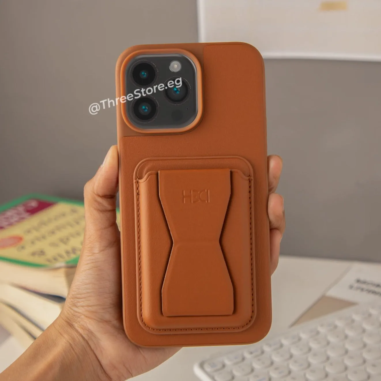 HDD Fionke Stand Leather Case iPhone 12 Pro Max