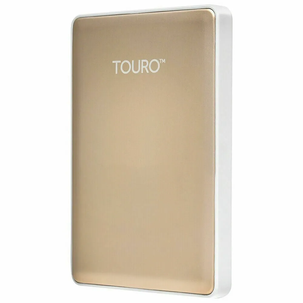Hitachi Touro S Mobile Portable External Hard Drive 500GB USB 3.0 HDD for PC/Mac