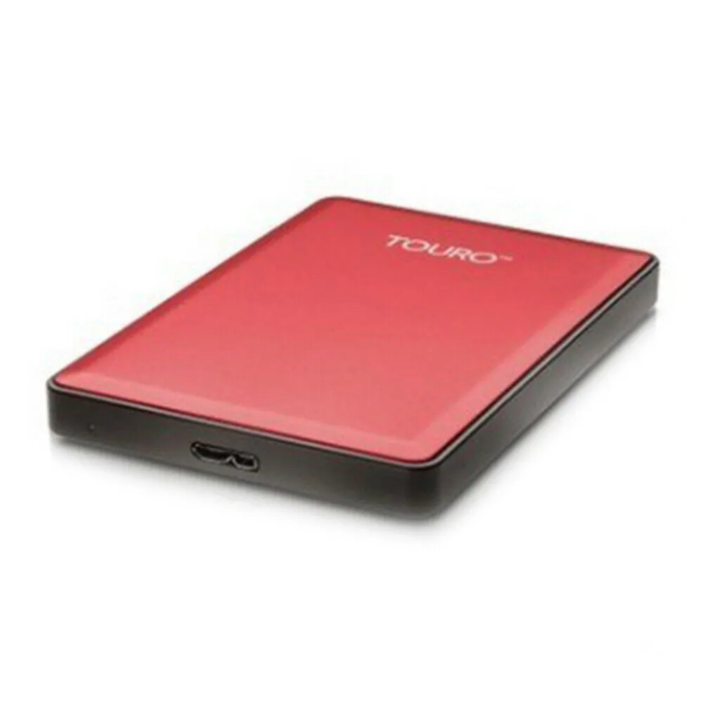 Hitachi Touro S Mobile Portable External Hard Drive 500GB USB 3.0 HDD for PC/Mac